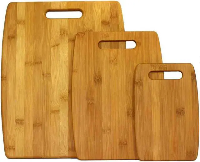 Main image of Bamboo 3-Piece Bamboo Cutting Board Set