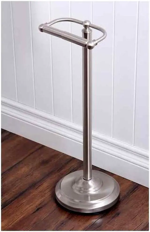 Alt view image 2 of 12 - CLASSIC PEDESTAL PAPER HOLDER-Satin Nickel Finish