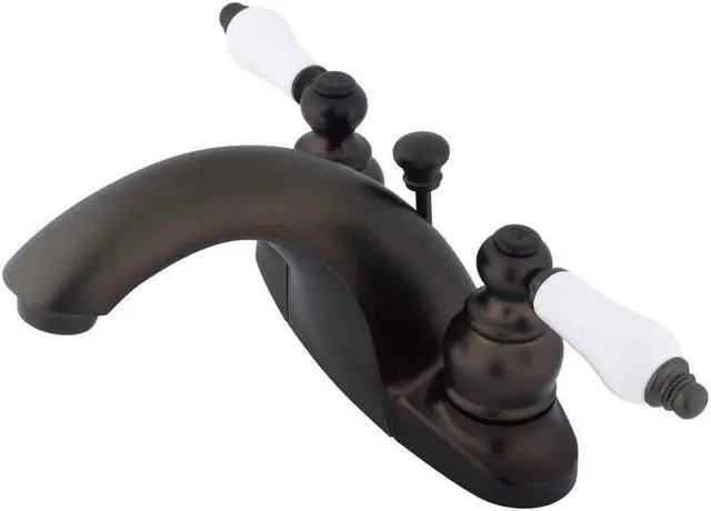 Alt view image 3 of 7 - Kingston Brass KB7645PL Lavatory , Faucet, Oil Rubbed Bronze