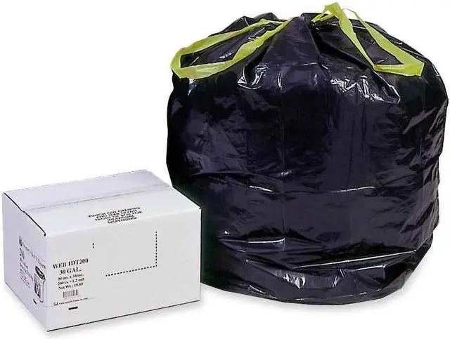 Main image of Webster Draw'n Tie Drawstring Trash Bag 1 BX/CT