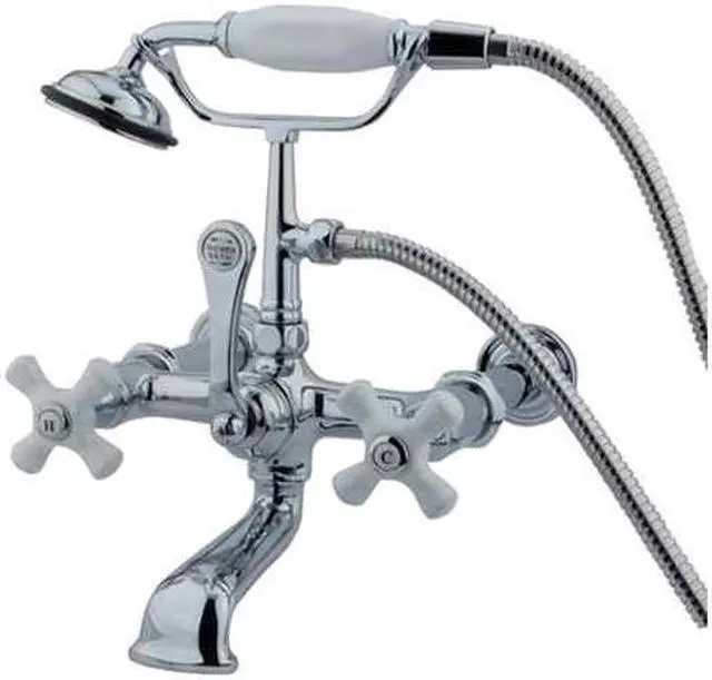 Alt view image 3 of 8 - Kingston Brass CC550T1 Clawfoot Tub Filler , Faucet, Polished Chrome