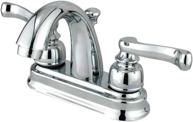 Alt view image 4 of 9 - Kingston Brass KB5611FL Two Handle 4" Centerset Lavatory Faucet with Retail Pop-