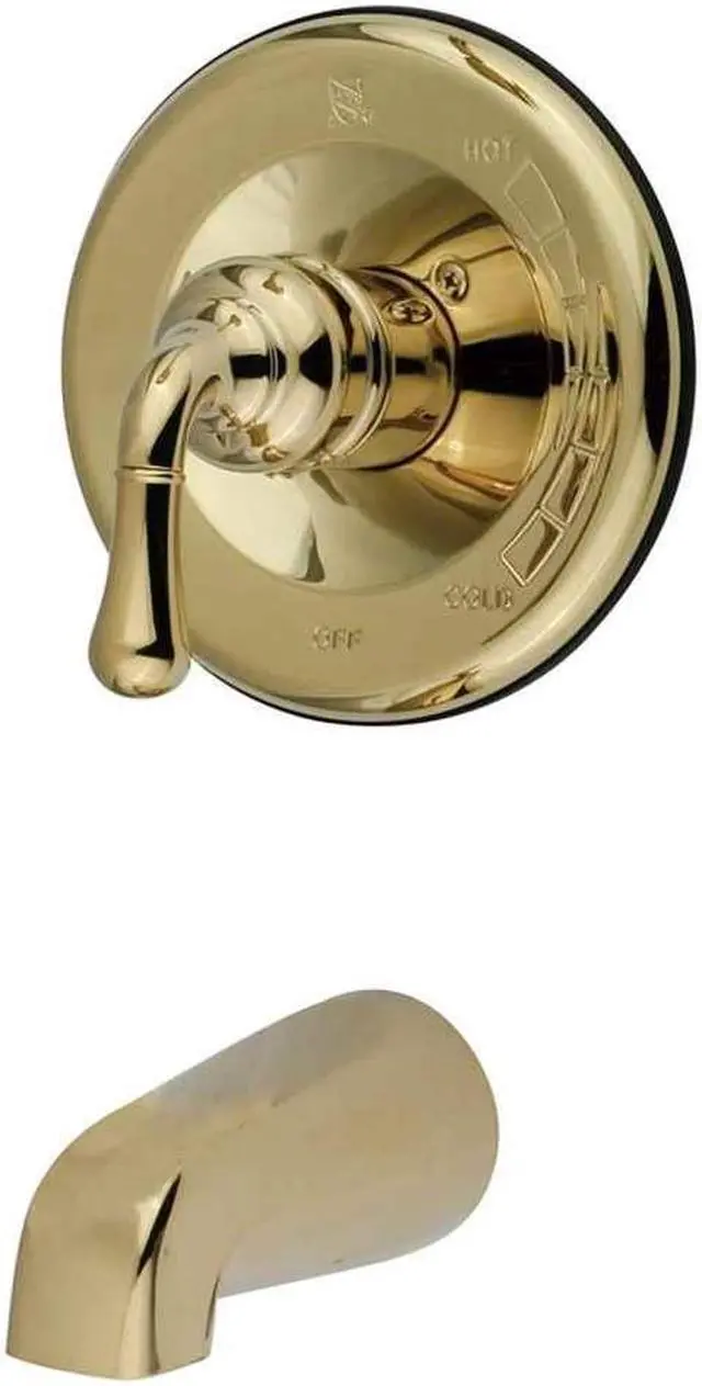 Alt view image 3 of 5 - Kingston Brass KB1632TO Tub Only , Faucet, Polished Brass