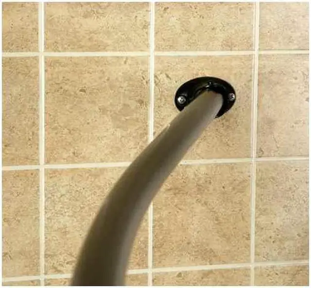 Alt view image 2 of 12 - Kingston Brass CC3175 Vintage Adjustable Hotel Curved Shower Rod