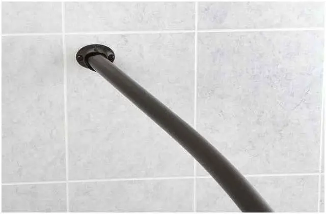 Alt view image 4 of 12 - Kingston Brass CC3175 Vintage Adjustable Hotel Curved Shower Rod
