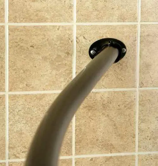 Alt view image 5 of 12 - Kingston Brass CC3175 Vintage Adjustable Hotel Curved Shower Rod