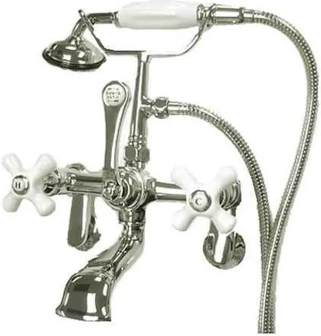 Alt view image 3 of 8 - LEG TUB FILLER W/HANDSHOWER,CP (1)CCCX1H (1)CCCX1C