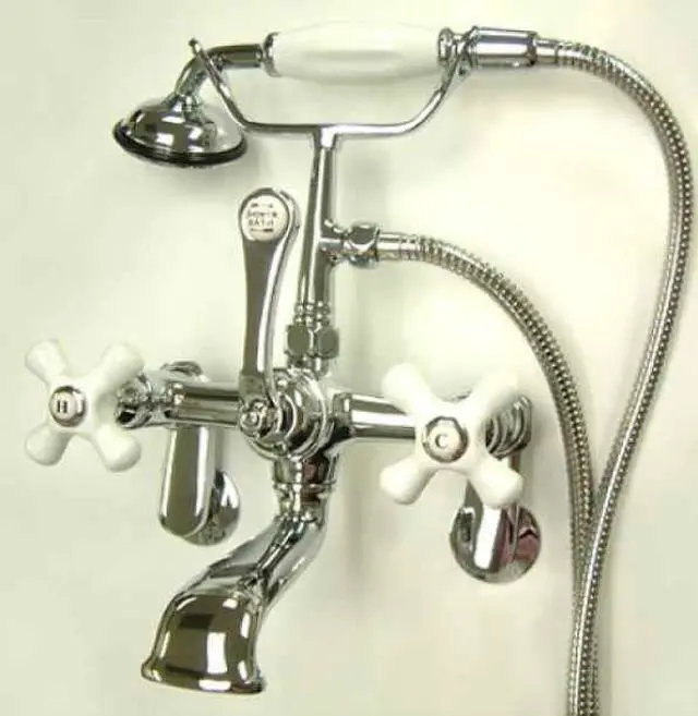 Alt view image 4 of 8 - LEG TUB FILLER W/HANDSHOWER,CP (1)CCCX1H (1)CCCX1C