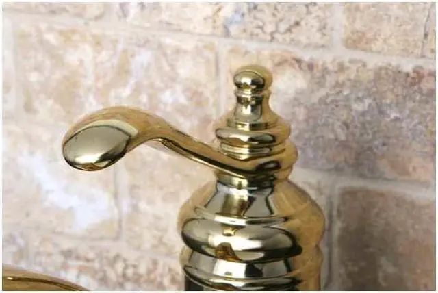 Alt view image 2 of 4 - Kingston Brass KS3402TL Single Handle 4 in. Centerset Lavatory Faucet with Push-Up & Optional Deck Plate