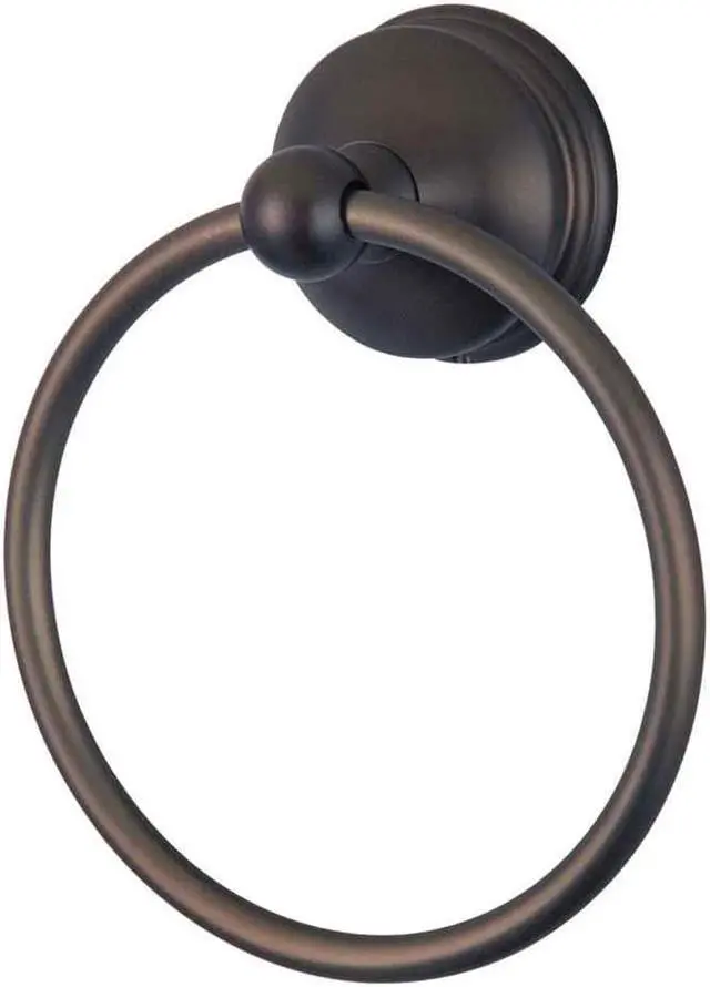 Alt view image 4 of 10 - Kingston Brass BA1164ORB Vintage Towel Ring, Oil Rubbed Bronze