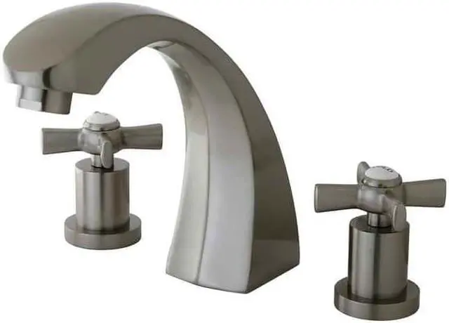 Alt view image 3 of 10 - Kingston Brass Millennium Roman Tub Filler in Satin Nickel by Kingston Brass