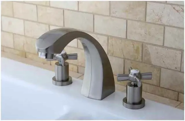 Alt view image 4 of 10 - Kingston Brass Millennium Roman Tub Filler in Satin Nickel by Kingston Brass