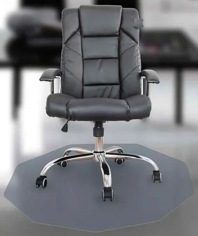 Alt view image 2 of 20 - Polycarbonate Chair Mat with Smooth Back