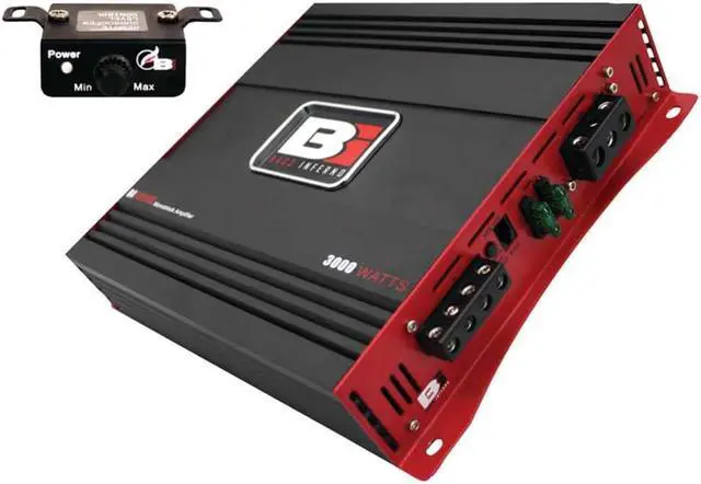 Alt view image 9 of 10 - Bass Inferno Bi3000D 3,000-Watt Black Edition Series Class D Amp