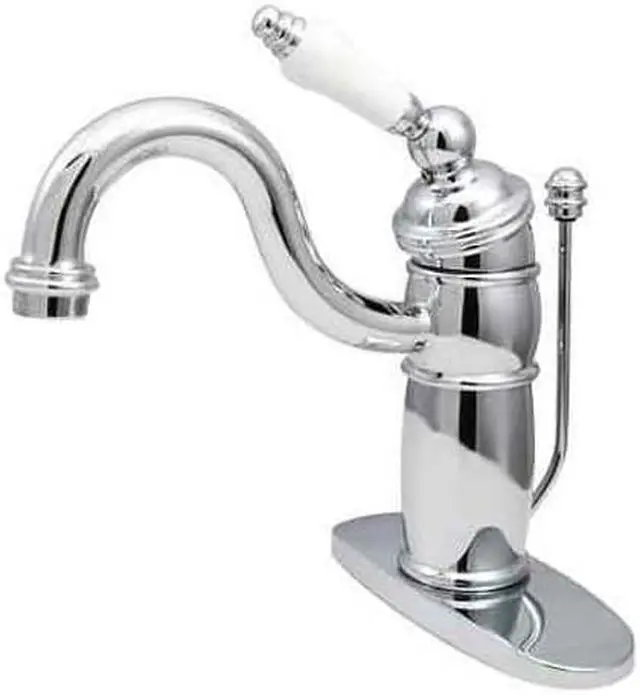 Alt view image 4 of 6 - Victorian Mono Block Lavatory FCT (washerless),w/PL HDL-Chrome Finish