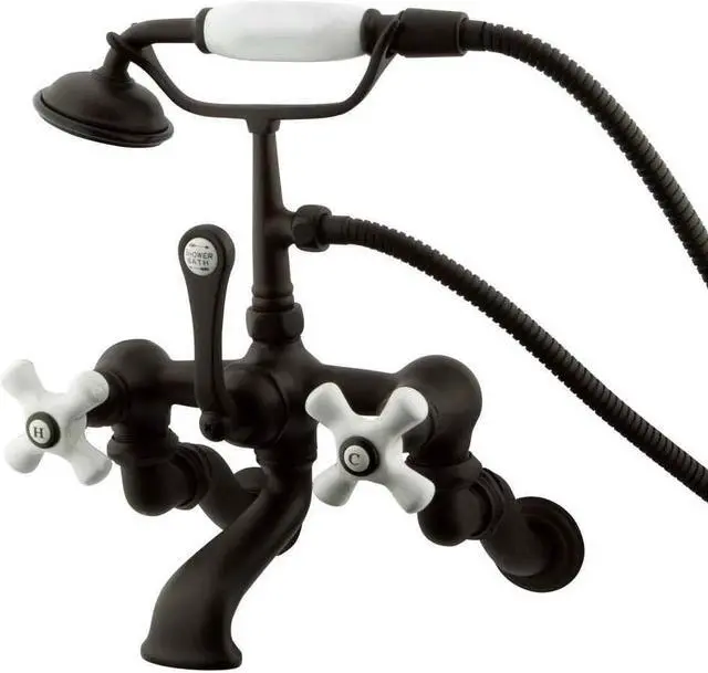Alt view image 3 of 7 - Kingston Brass CC465T5 Clawfoot Tub Filler , Faucet, Oil Rubbed Bronze