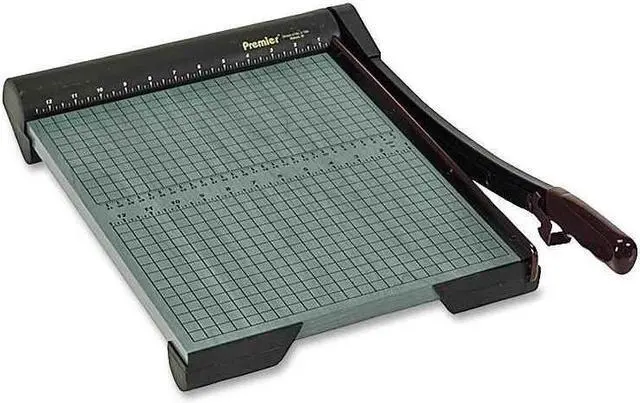 Alt view image 2 of 6 - The Original Green Paper Trimmer 20 Sheets Wood Base 13" x 17 1/2"