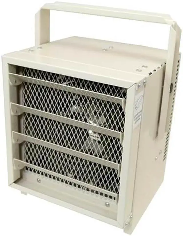 Alt view image 6 of 7 - NewAir 240V 5000W Garage Industrial Hardwired Space Heater, White (For Parts)