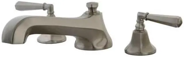 Alt view image 3 of 6 - METROPOLITAN ROMAN TUB FILLER SN, METAL LEVER-HL-Satin Nickel Finish