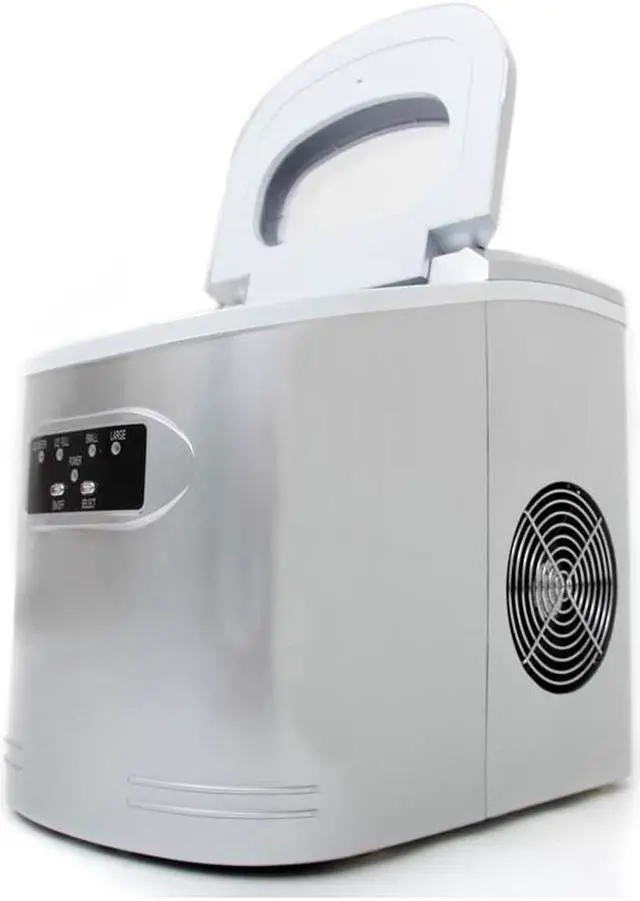 Alt view image 6 of 20 - Whynter IMC-270MS Compact Portable Ice Maker 27 lb capacity - Metallic Silver