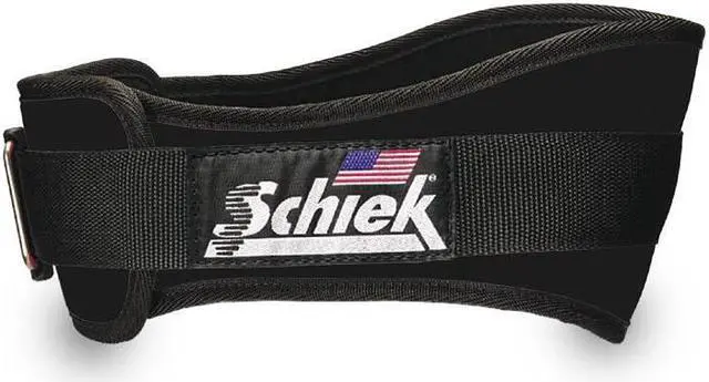 Alt view image 4 of 14 - Schiek Sports Model 2004 Nylon 4 3/4" Weight Lifting Belt - Large - Black