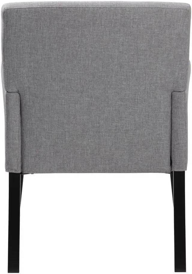 Main image of Boss B659-MG Contemporary Guest Chair, 26" x 27" x 38.5", Linen-like - Grey