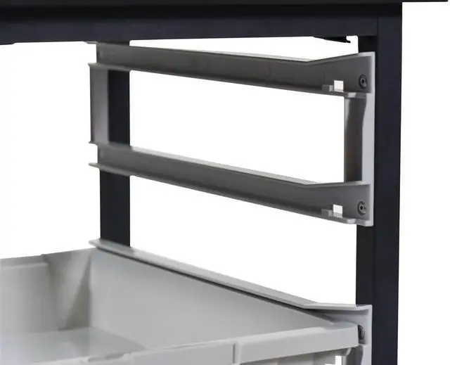 Alt view image 6 of 16 - Double Row Mobile Small Bin Storage Unit