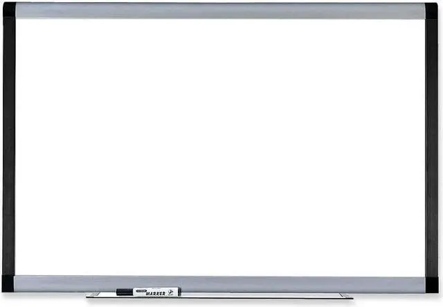 Alt view image 3 of 11 - Lorell Magnetic Dry-erase Board 6'x4' Silver/Ebony 69653