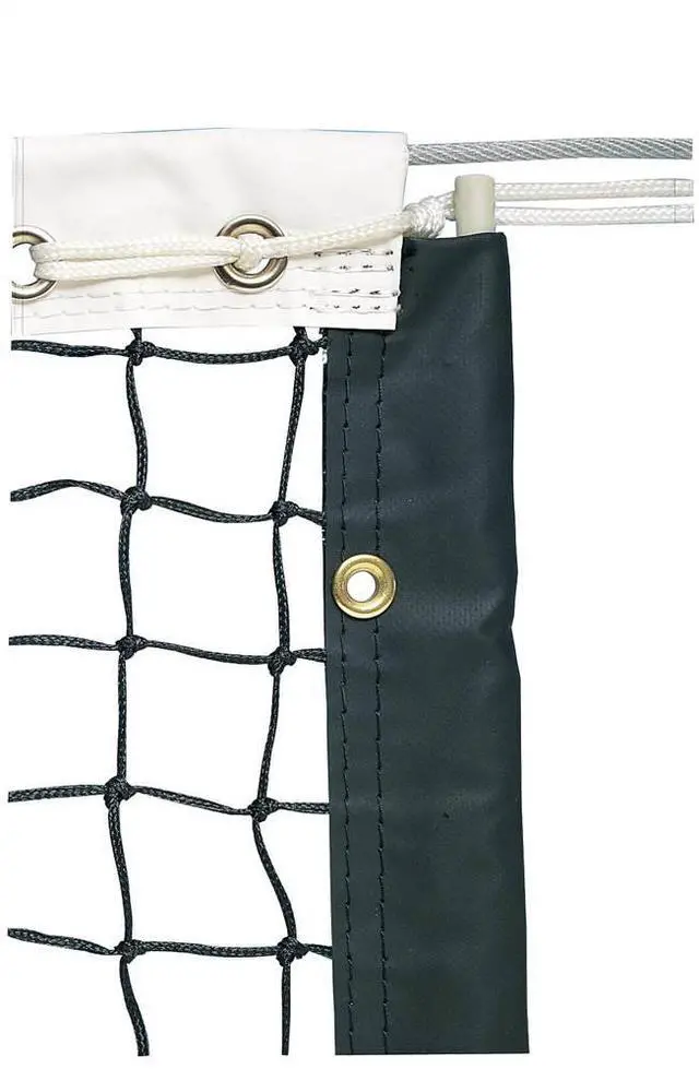 Alt view image 3 of 4 - Champion Sports T200 Tournament Tennis Net - 3.6 mm Double Braided Polyethylene - 42 ft x 3.5 ft