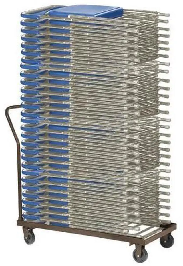 Alt view image 5 of 16 - NPS DY700800 Dolly For 800 Series Chairs - 1,100 lb Capacity - 40" x 19" x 35" - Brown