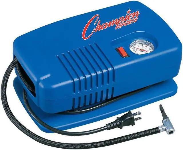 Alt view image 3 of 12 - Champion Sports Deluxe Electric Inflating Pump - Blue