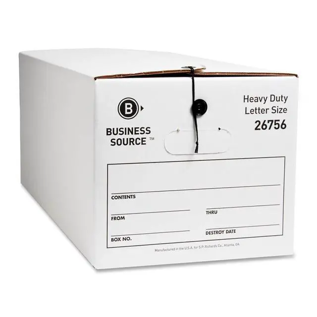 Alt view image 2 of 6 - Business Source Med. Duty Storage Box Ltr 700 lb. 12"x24"x10" 12/CT WE 26756