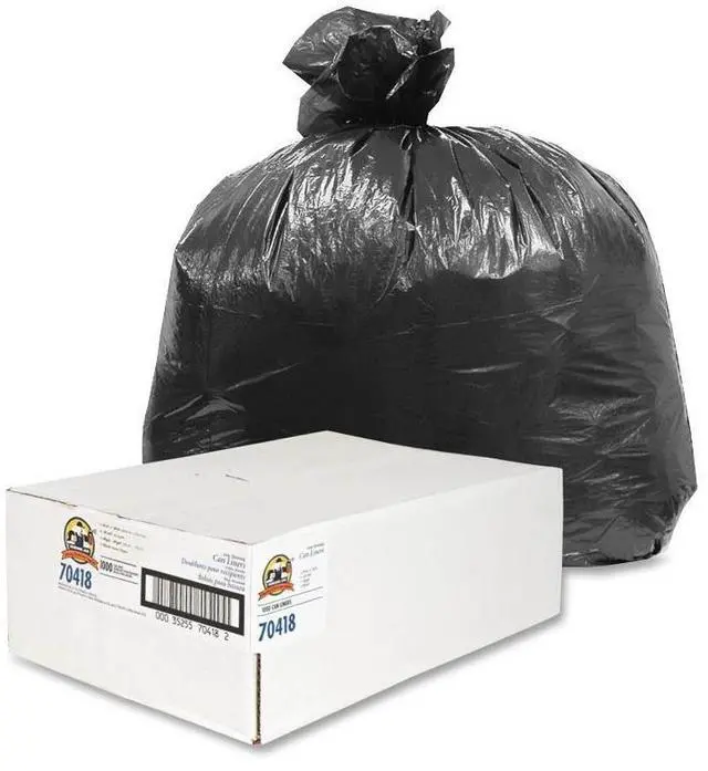 Alt view image 3 of 5 - Genuine Joe Can Liners 16 Gallon .35 mil 24"x31" 1000/CT 70418