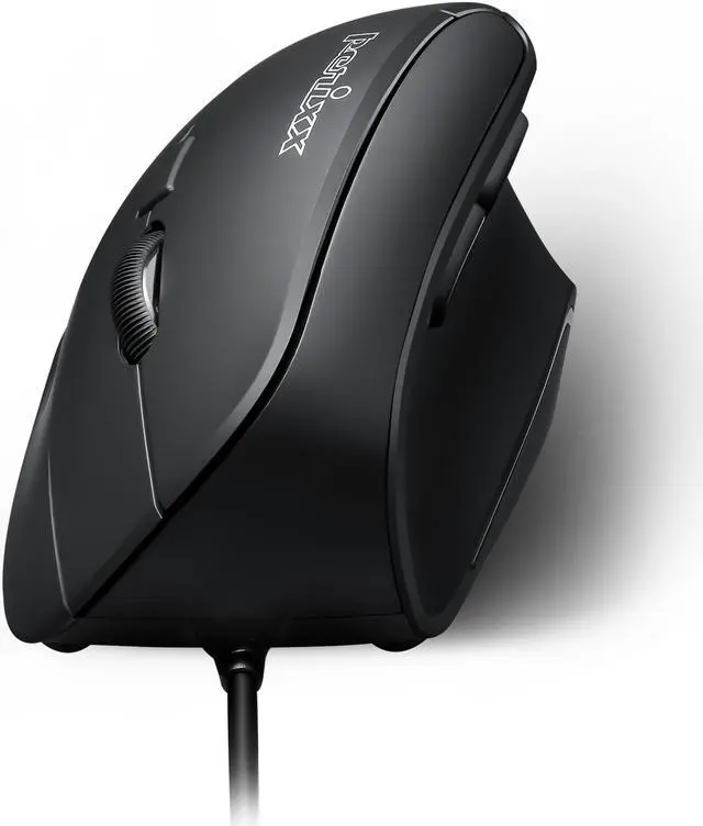 Main image of Perixx PERIMICE-515 Wired Ergonomic Vertical Mouse, 6 Button Optical Natural Ergo Mouse with 2 Level Switch 1000/1600, Right Handed