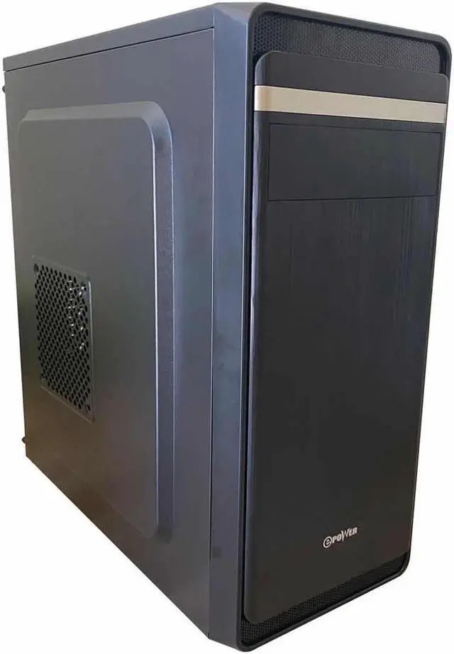 Alt view image 2 of 7 - EPOWER EP-2002BB-500 MID TOWER ATX/MICRO ATX BLACK COMPUTER CASE WITH 500W POWER SUPPLY