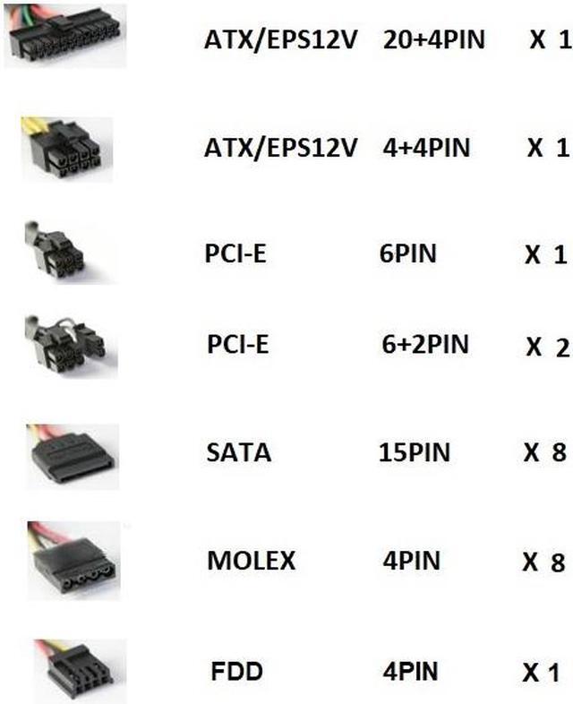 Alt view image 3 of 3 - TOPOWER TOP-700W 700W EPS12V / ATX12V SLI Ready CrossFire Ready 80 PLUS BRONZE Certified Active PFC Power Supply