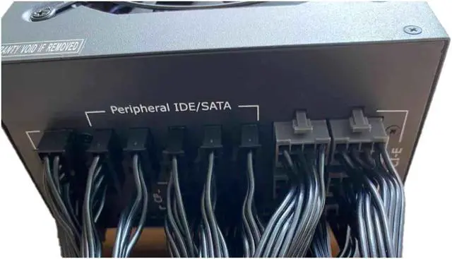 Alt view image 3 of 5 - TOPOWER 1800W Fully Modular GPU Mining Power Supply For BTC/BCH/ETC/ETH/LTC/ XMR/XRP/ZEC etc Ethereum Crypto Coin Mining Miner, Support 6 Graphics Card For ATX Mining Rig, AC Input 100 - 240V
