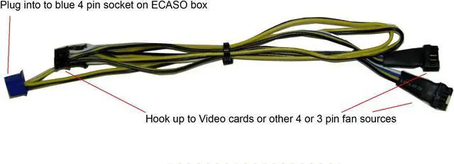 Alt view image 7 of 7 - TOPOWER ECASO (Enhance Cooling After System Off) Box Fan Controller, Reduces Case Fan, VGA Fan and CPU Fan Noise, Extends Lifetime of Computer System.