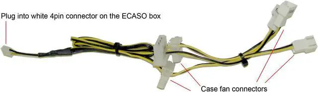 Alt view image 5 of 7 - TOPOWER ECASO (Enhance Cooling After System Off) Box Fan Controller, Reduces Case Fan, VGA Fan and CPU Fan Noise, Extends Lifetime of Computer System.