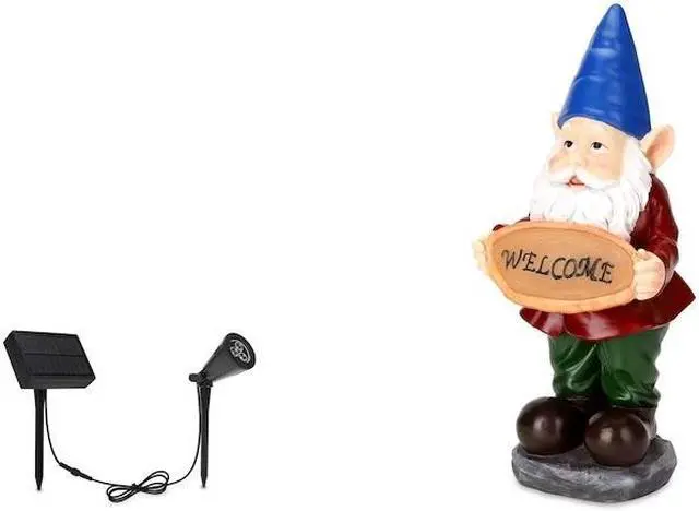 Main image of Garden Gnome with High-Power Solar Spotlight
Garden Gnome Statue Decor 45-Lumen 0.11-Watt Multicolor Solar LED Outdoor Path Light (2500 K)