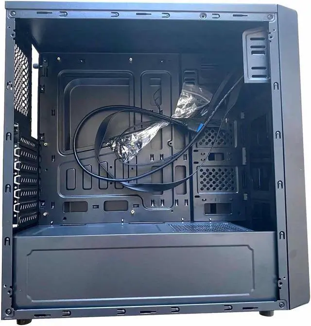 Alt view image 4 of 7 - EPOWER EP-2002BB-800 Mid Tower ATX/Micro ATX Black Computer Case with 800W Power Supply