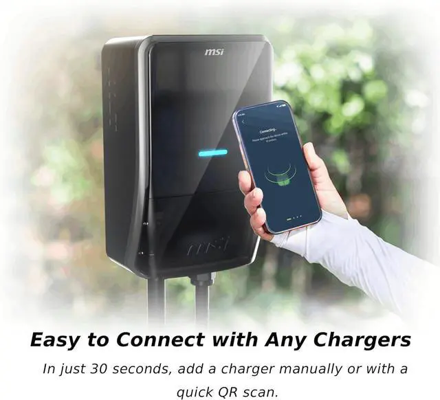 Alt view image 7 of 7 - MSI EV Life Type 1 (J1772) NEMA 14-50, Level 2 Charger, 240V, 40A, 9.6KW, IP55 Rated-Water and dust Resistant, IK08 Impact Resistant, UL2594 Certified, Energy Star, 5 Years Warranty