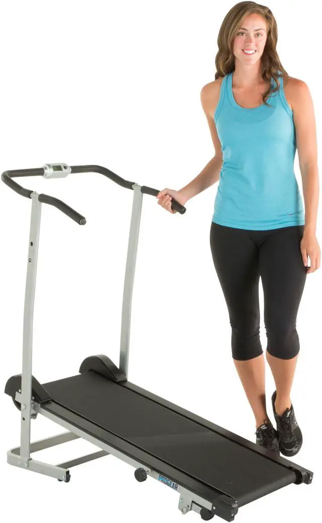 Alt view image 4 of 9 - PROGEAR 190 Manual Treadmill with 2 Level Incline and Twin Flywheels - OEM