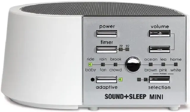 Main image of Adaptive Sound Technologies Sound + Sleep Mini White Noise Sleep Sound Machine