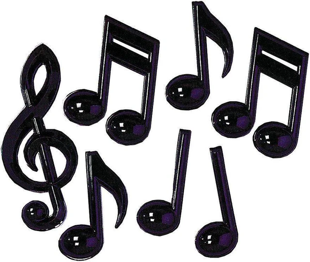 Alt view image 3 of 4 - Beistle - 55880 - Plastic Musical Notes