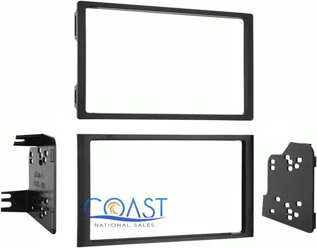 Alt view image 4 of 11 - Metra 95-7861 '03-'08 Honda Pilot Double Din Radio Install Kit