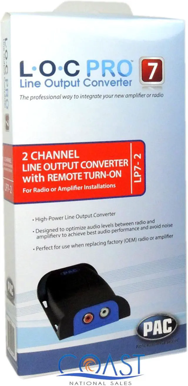 Alt view image 5 of 17 - PAC LP7-2 Universal 2-Channel Line Output Converter with Remote Turn-On Circuit