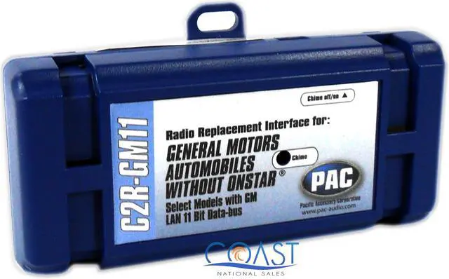 Alt view image 2 of 8 - Pac C2R-GM11 11-Bit Interface Radio Integration Adapter for 2007 GM Vehicles with No Onstar System