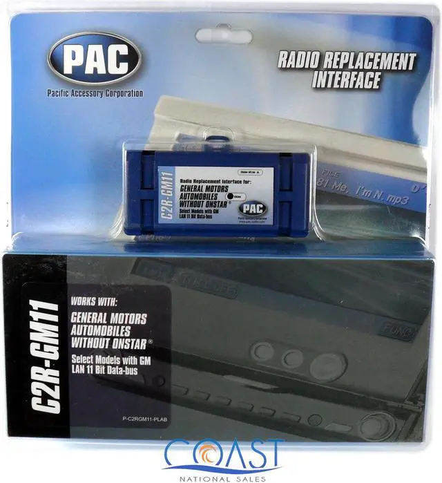 Alt view image 4 of 8 - Pac C2R-GM11 11-Bit Interface Radio Integration Adapter for 2007 GM Vehicles with No Onstar System