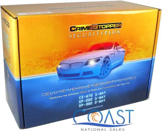 Alt view image 3 of 15 - Crime Stopper - SP-302 - Crimestopper SP-302 Deluxe 2-Way Alarm and Keyless Entry System - 2-way - 2 x Transmitters -